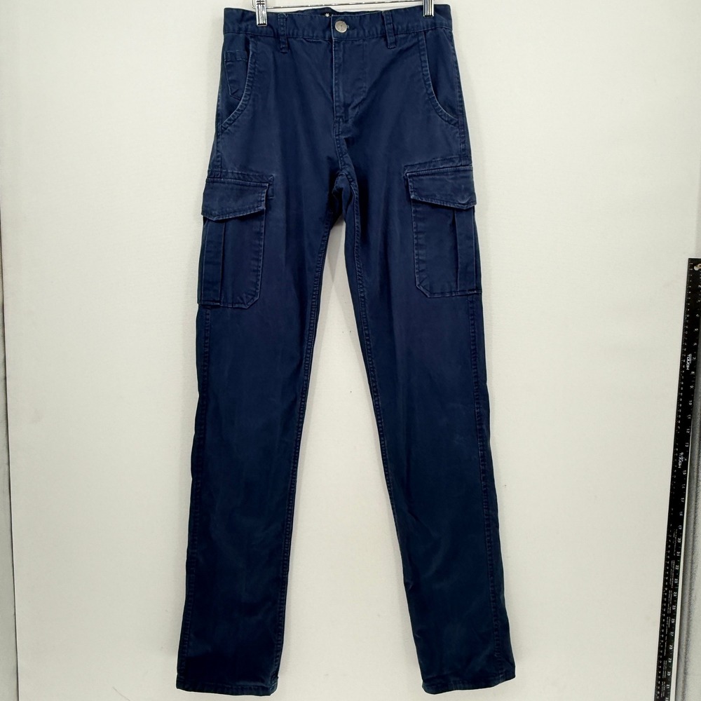American Tall Cargo Pants Mens 32x40 Navy Blue Utility Gorpcore Workwear Rugged
